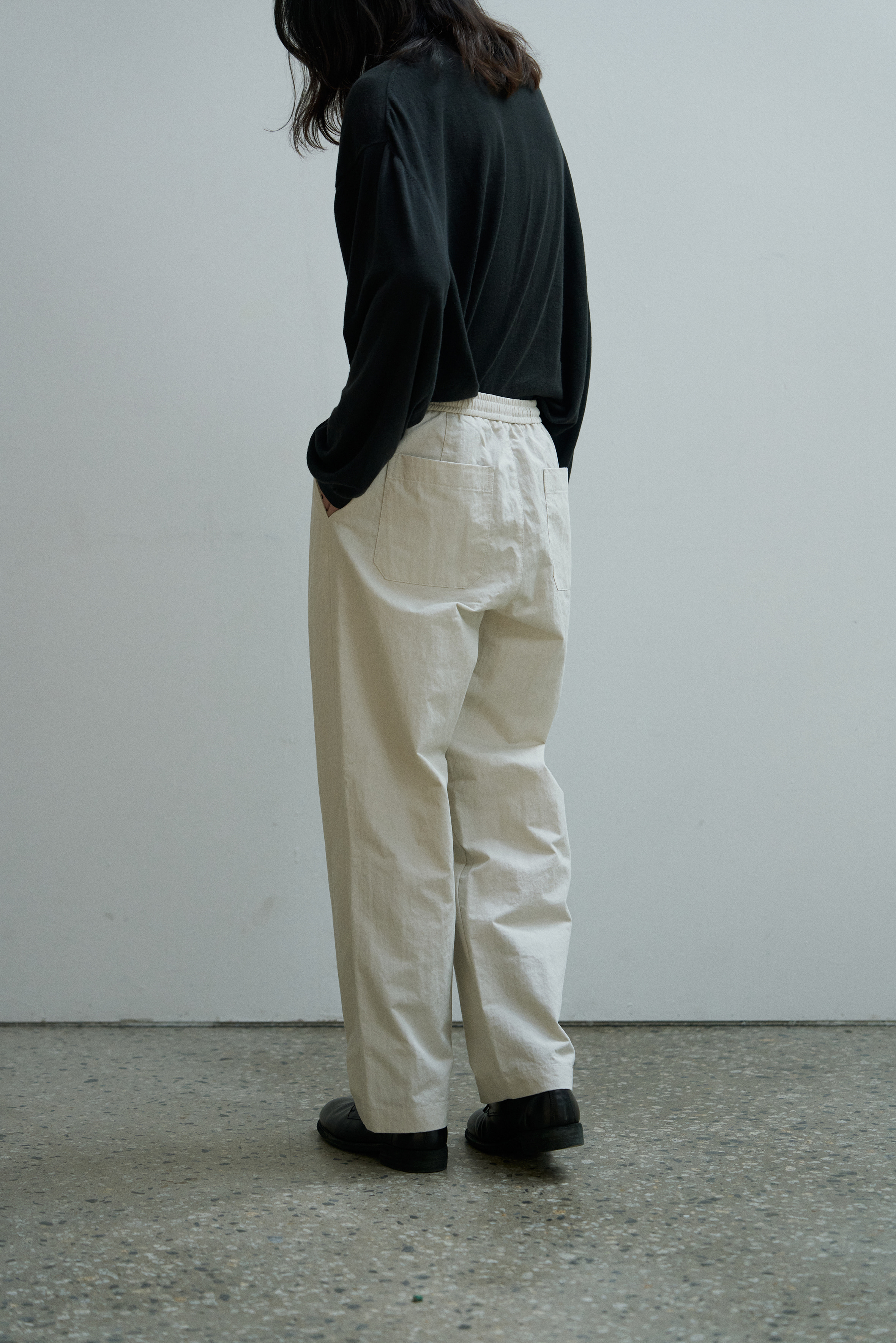 Natural Easy Pants (Ivory)